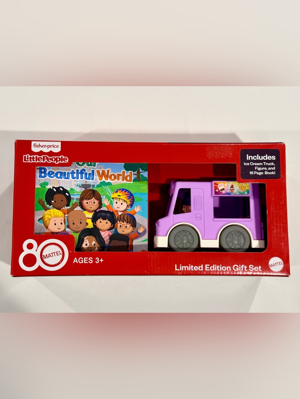 Kohl's Purple Ice Cream Truck Toy with Gray Wheels